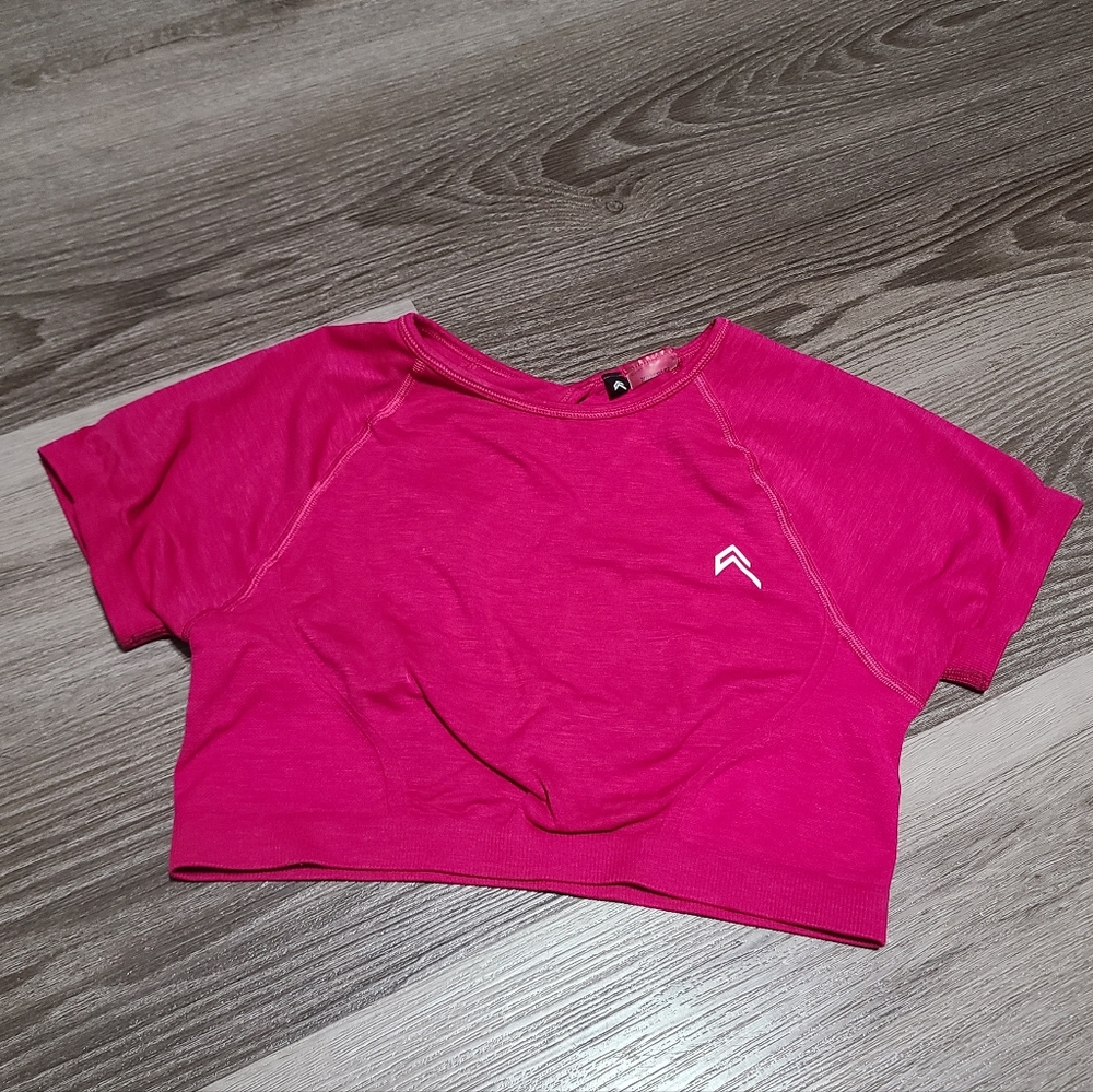 Oner Active Pink Crop Top Size Small